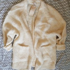 Oversized Mohair Loose Knit Cardigan